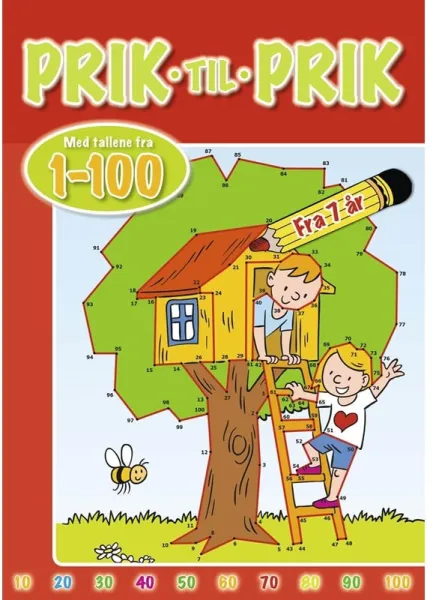 Prick till prick: 1-100 (Lekstuga) - Hobby - häfte