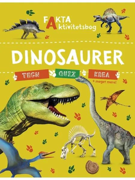 Faktabok med aktiviteter: Dinosaurier - Barnbok - häfte