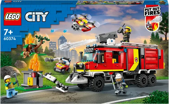 LEGO City 60374 Brandstationens kommandobil
