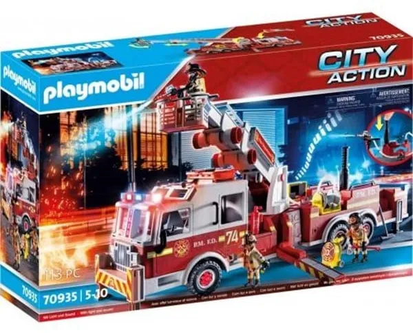 Playmobil City Action - Brandbil: US Tower stegbil