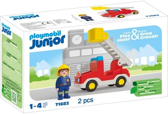 Playmobil 1.2.3 - Juniorbrandbil med stege