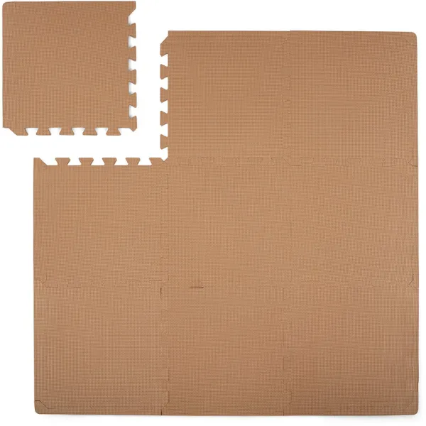 Skumlekgolv light brown